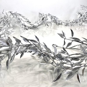 Silver Ruscus Garland 170cm