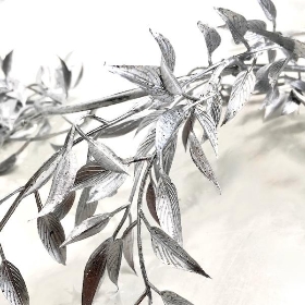 Silver Ruscus Garland 170cm