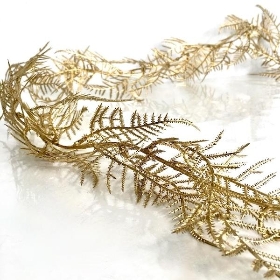 Gold Fern Garland 180cm