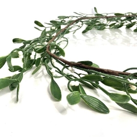 Glittered Mistletoe Garland 180cm