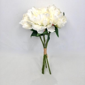 Ivory Peony Bundle 32cm