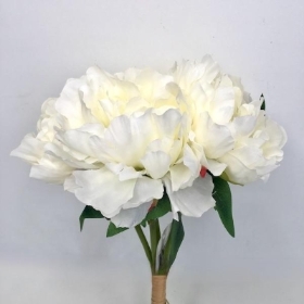 Ivory Peony Bundle 32cm