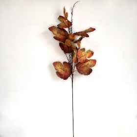 Autumn Fig Leaf Spray 126cm