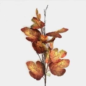 Autumn Fig Leaf Spray 126cm