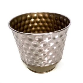 Rose Gold Honeycomb Planter 12cm