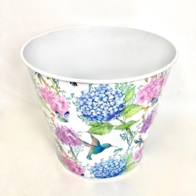 Hummingbird Zinc Planter 18cm