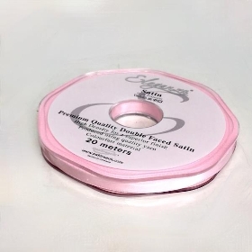 Light Pink Satin Ribbon 6mm 