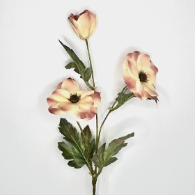 Mauve Anemone Spray 69cm