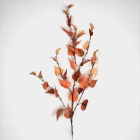 Orange Birch Spray 92cm