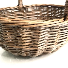 Antique Wash Bathroom Basket 24cm