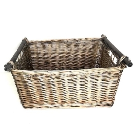 Antique Wash Storage Basket 26cm