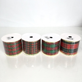 16 x Tartan Ribbon 62mm