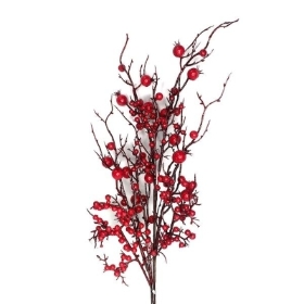 Red Berry Branch 70cm