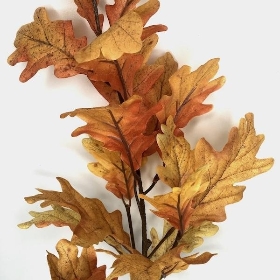 Orange Oakleaf Spray 73cm