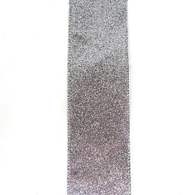 Pewter Sparkle Ribbon 63mm