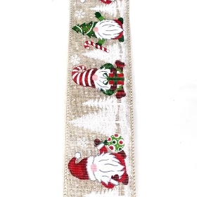 Christmas Gonk Ribbon 63mm