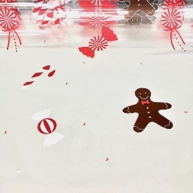 Candy Cane Cellophane 100m