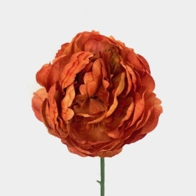 Orange Peony 64cm