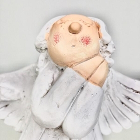 White Angel Decoration 19cm