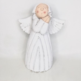 White Angel Decoration 19cm