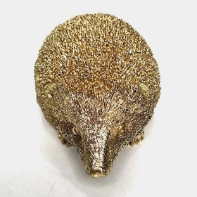 Gold Large Hedgehog 7cm