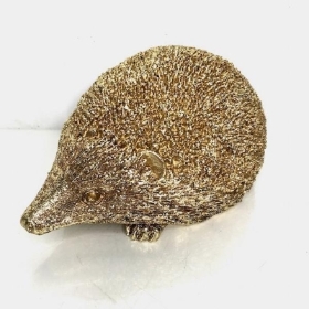 Gold Large Hedgehog 7cm