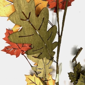 Wooden Autumn Foliage 70cm