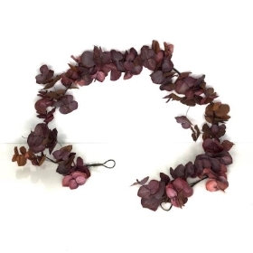 Luxury Burgundy Eucalyptus Garland 180cm