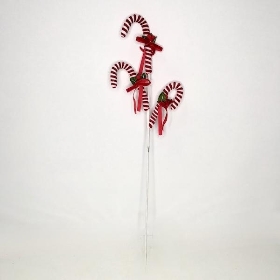 Felt Candy Cane Spray 68cm