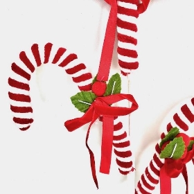 Felt Candy Cane Spray 68cm