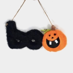 Felt Boo Decoration 16cm