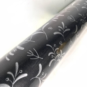 Silver Mistletoe Kraft Paper 100m