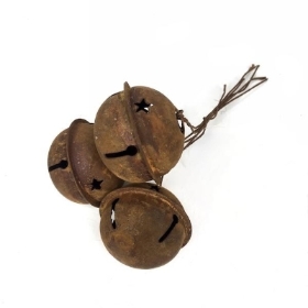 3 x 4cm Rusty Bells