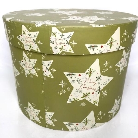 Holly Star Hat Box Set of 3