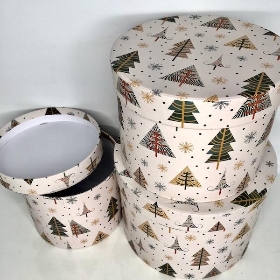 Snow Valley Hat Box Set of 3