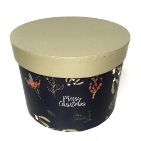 Merry Christmas Hat Box Set of 3