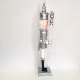 Silver Nutcracker 90cm