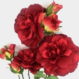 Red Spray Rose 68cm