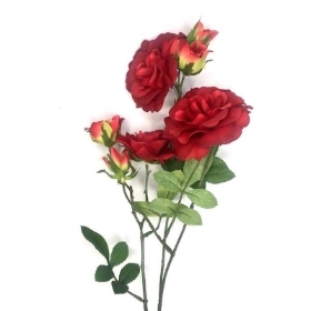 Red Spray Rose 68cm