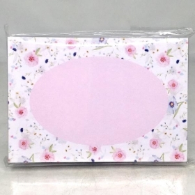 Floral Pink Small Florist Cards