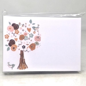 Floral Tree Small Florist Cards