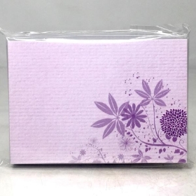 Lilac Floral Small Florist Cards