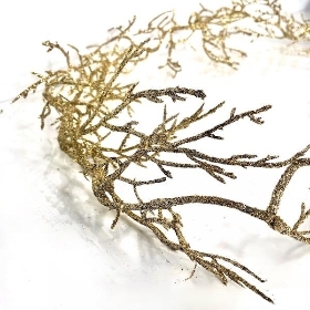 Gold Twig Garland 130cm