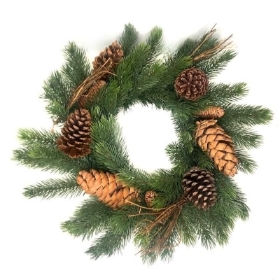 Pinecone Wreath 55cm