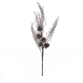 Pinecone & Twig Spray 44cm