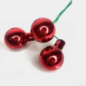 Red Glass Bauble 2cm x 72