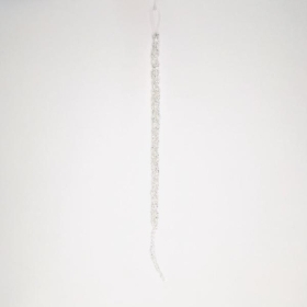 White Acrylic Icicle 54cm