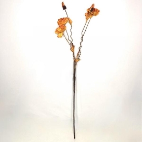 Yellow Dry Poppy 104cm