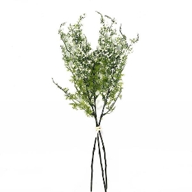 White Green Heather Spray 50cm