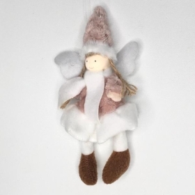 Hanging Fairy Xmas Doll 18cm